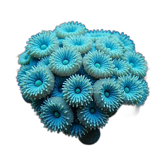 flower, crown, jewelry, hair, 3d render, blue, close-up, image transparent PNG cut-out