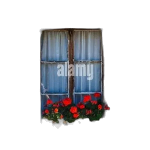 furniture, building, flower, umbrella, photorealistic, 3d render, oil painting, snow transparent PNG cut-out