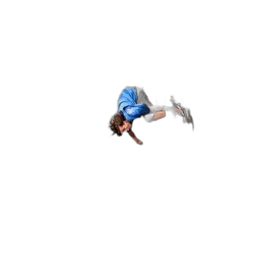staff, shoes, creature, pixel art, 3d render, photorealistic, skateboarder, mid-air transparent PNG cut-out