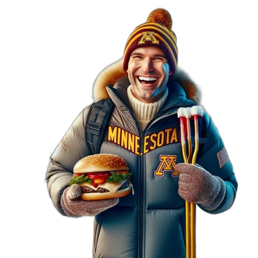 jacket, food, photorealistic, concept art, 3d render, pixel art, man, minnesota transparent PNG cut-out
