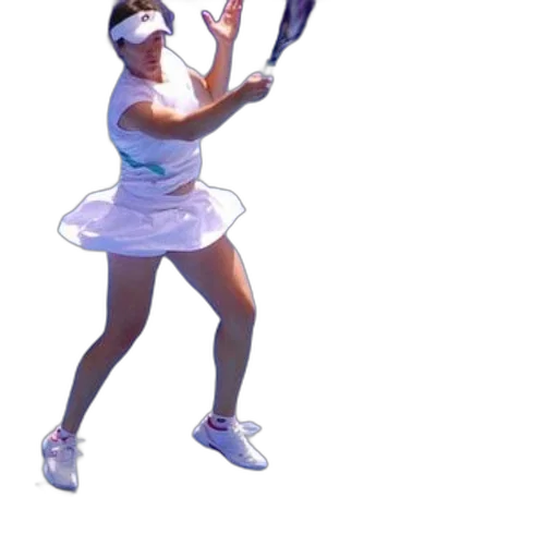 staff, dress, 3d render, female, tennis, player, white, outfit transparent PNG cut-out