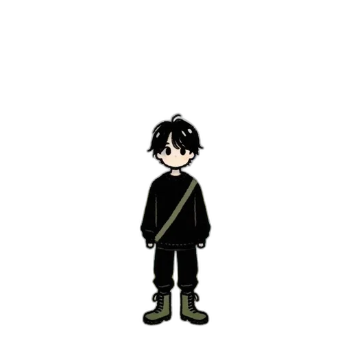staff, jacket, creature, weapon, pixel art, concept art, cartoon, anime transparent PNG cut-out