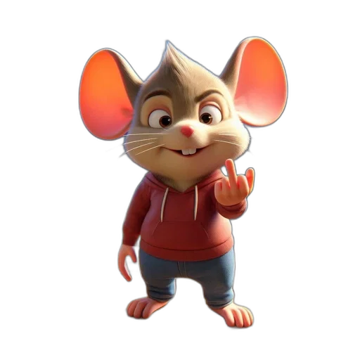 jacket, animal, staff, creature, 3d render, concept art, cartoon, photorealistic transparent PNG cut-out