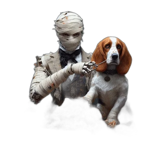 animal, staff, creature, mask, concept art, fantasy art, 3d render, photorealistic transparent PNG cut-out