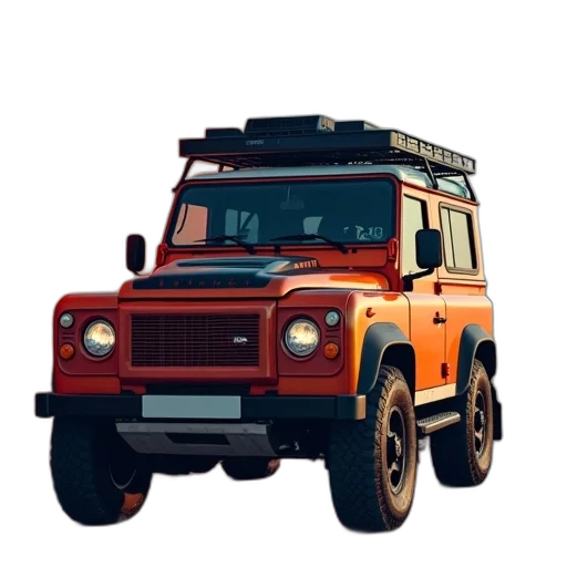 car, weapon, animal, 3d render, pixel art, concept art, photorealistic, defender transparent PNG cut-out