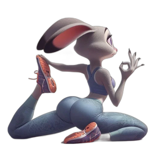 shoes, robot, concept art, cartoon, comic book art, fantasy art, anthropomorphic, rabbit transparent PNG cut-out