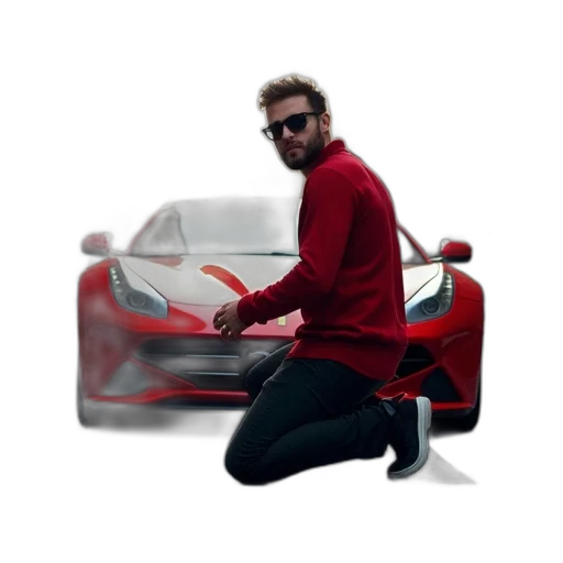 car, jacket, robot, weapon, concept art, 3d render, pixel art, photorealistic transparent PNG cut-out