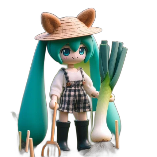 staff, hat, weapon, creature, 3d render, concept art, anime, cartoon transparent PNG cut-out