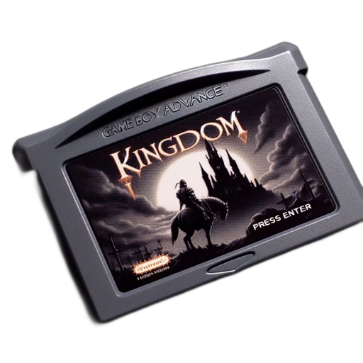 weapon, dragon, game, boy, advance, cartridge, kingdom, metallic transparent PNG cut-out