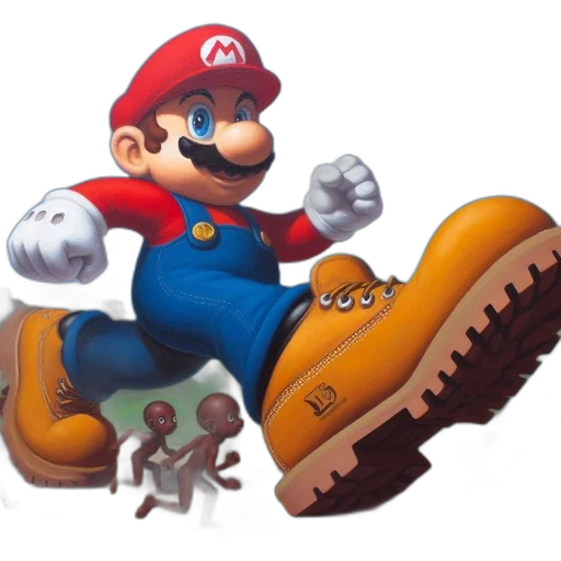 shoes, weapon, animal, creature, concept art, 3d render, photorealistic, pixel art transparent PNG cut-out