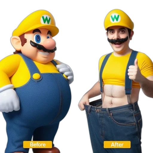 3d render, concept art, photorealistic, pixel art, comparison, photo, man, resembling transparent PNG cut-out
