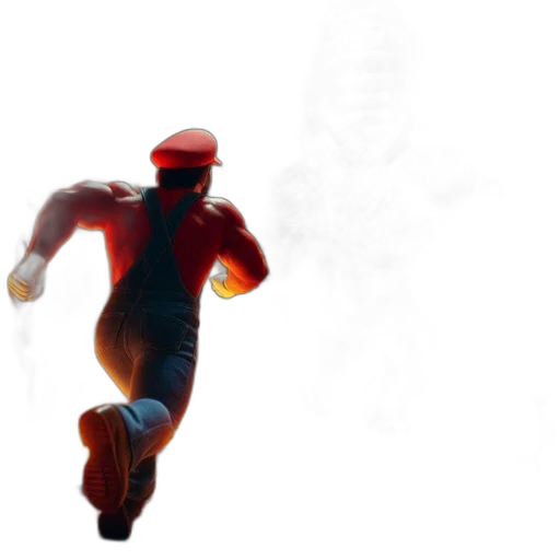 robot, creature, 3d render, concept art, comic book art, photorealistic, red, fiery transparent PNG cut-out