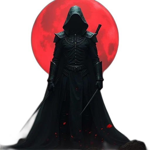 sword, mask, staff, jacket transparent PNG cut-out