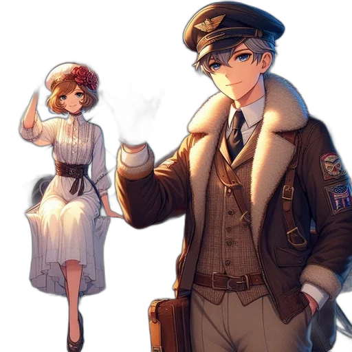 staff, weapon, jacket, concept art, anime, pixel art, fantasy art, snow transparent PNG cut-out