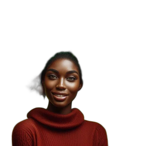 face, jacket, hair, staff, photorealistic, cartoon, 3d render, concept art transparent PNG cut-out