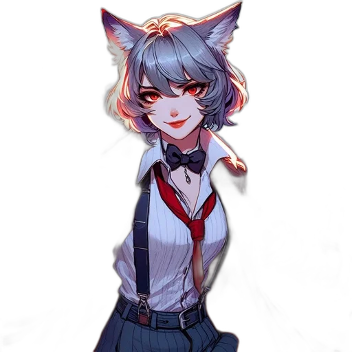 staff, animal, creature, face, anime, concept art, pixel art, fantasy art transparent PNG cut-out