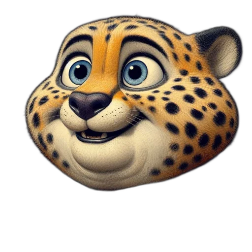 animal, creature, face, mask, 3d render, photorealistic, concept art, cartoon transparent PNG cut-out