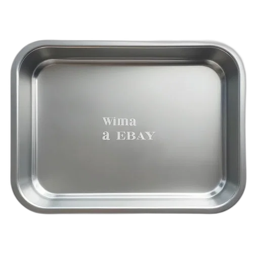 jewelry, food, plain, unmarked, metal, tray, ebay, label transparent PNG cut-out