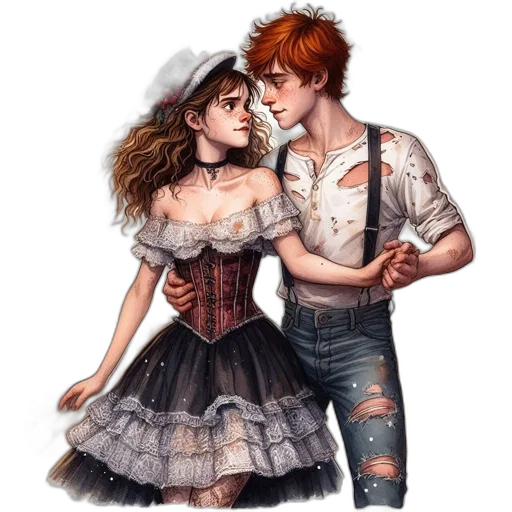 dress, fantasy art, watercolor, concept art, oil painting, city street, fire, warmly transparent PNG cut-out