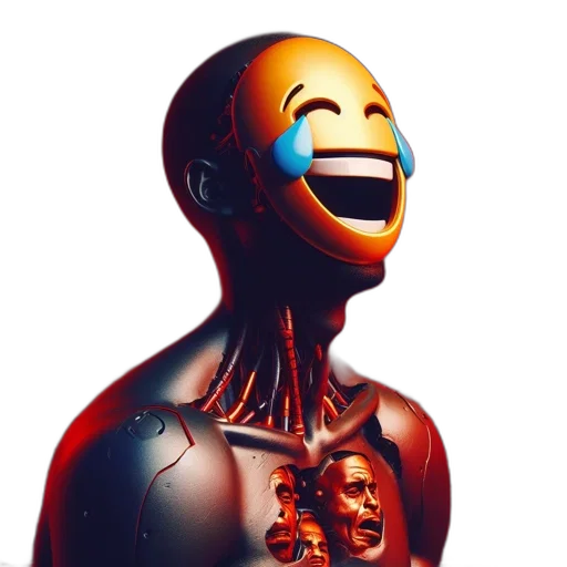 robot, mask, face, creature, 3d render, concept art, cyberpunk, photorealistic transparent PNG cut-out