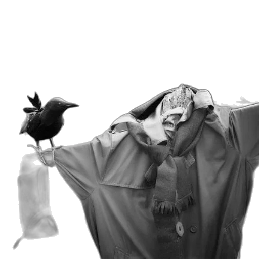 mask, staff, creature, jacket, concept art, pencil sketch, photorealistic, fantasy art transparent PNG cut-out