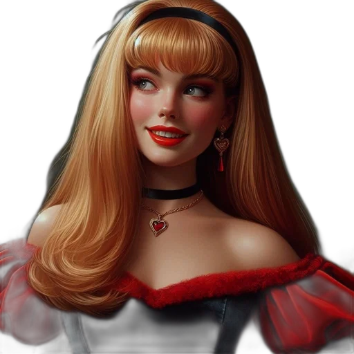 photorealistic, fantasy art, comic book art, concept art, woman, long, blonde, hair transparent PNG cut-out