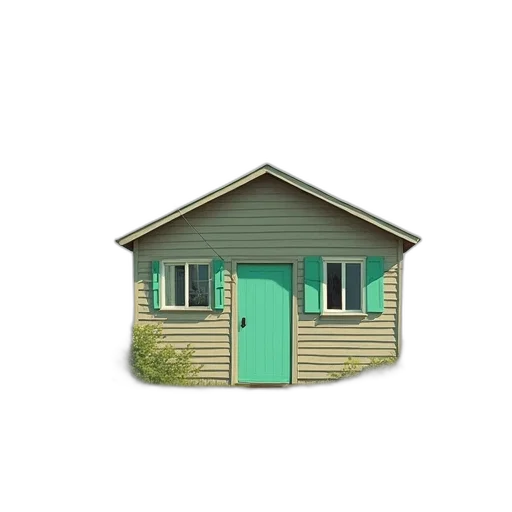 building, furniture, umbrella, face, 3d render, concept art, pixel art, photorealistic transparent PNG cut-out