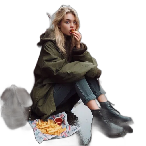 jacket, food, shoes, hat, photorealistic, concept art, watercolor, oil painting transparent PNG cut-out