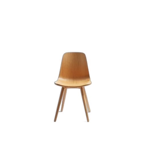 furniture, hat, 3d render, wooden, chair, straight, back, four transparent PNG cut-out
