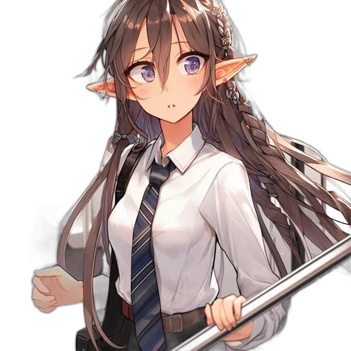 staff, sword, weapon, dragon, anime, fantasy art, pixel art, concept art transparent PNG cut-out