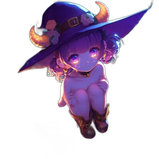 hat, staff, crown, creature, fantasy art, pixel art, concept art, anime transparent PNG cut-out