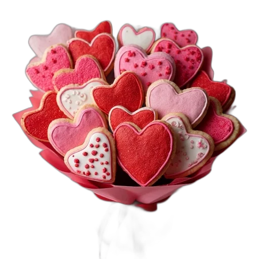 jewelry, 3d render, valentine, cookie, bouquet, perfect, giving, someone transparent PNG cut-out