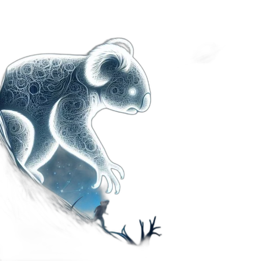 dragon, creature, animal, concept art, fantasy art, watercolor, 3d render, snow transparent PNG cut-out