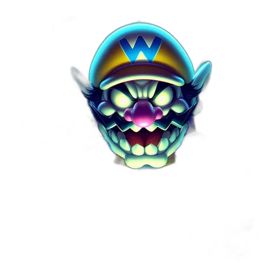 mask, staff, crown, creature, 3d render, concept art, pixel art, fantasy art transparent PNG cut-out