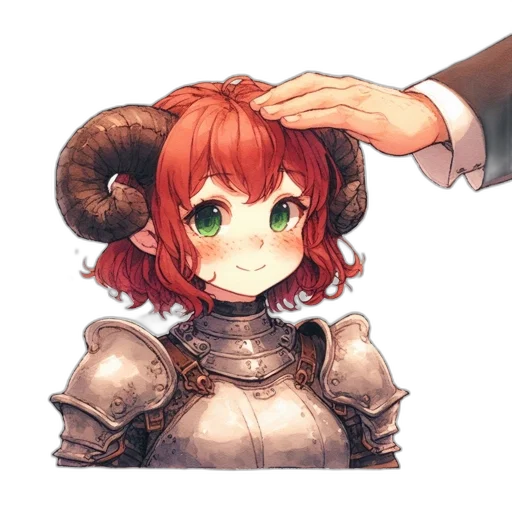 crown, weapon, hair, staff, anime, pixel art, concept art, fantasy art transparent PNG cut-out