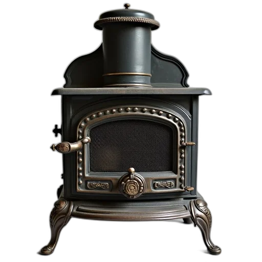 furniture, jewelry, photorealistic, 3d render, fire, vintage, ornate, metal transparent PNG cut-out