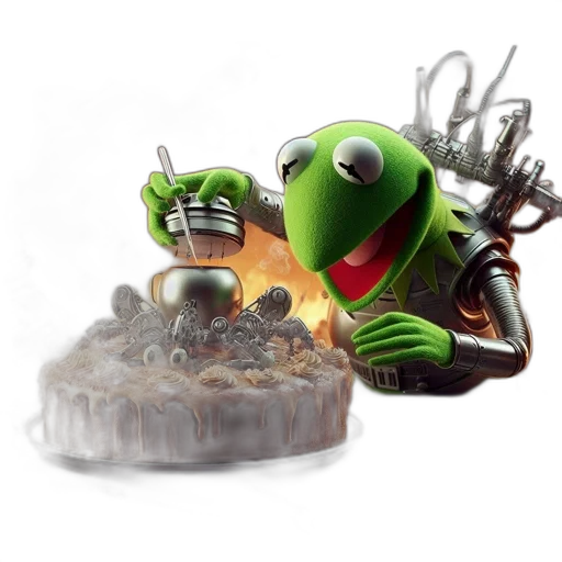 food, robot, creature, animal, concept art, 3d render, fantasy art, photorealistic transparent PNG cut-out