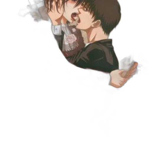 mask, hair, face, hat, pixel art, anime, concept art, comic book art transparent PNG cut-out