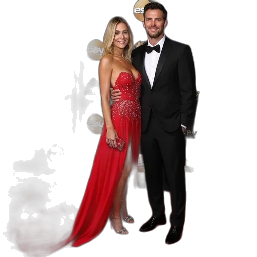 dress, jason, wanitz, wife, stephanie, red, carpet, 13th transparent PNG cut-out