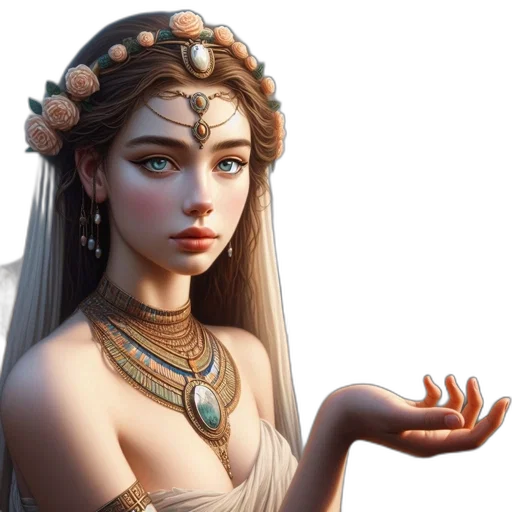 jewelry, crown, face, mask, fantasy art, concept art, photorealistic, 3d render transparent PNG cut-out