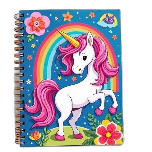 photorealistic, vaporwave, pastel, colorful, unicorn-themed, sketch, portfolio, set transparent PNG cut-out