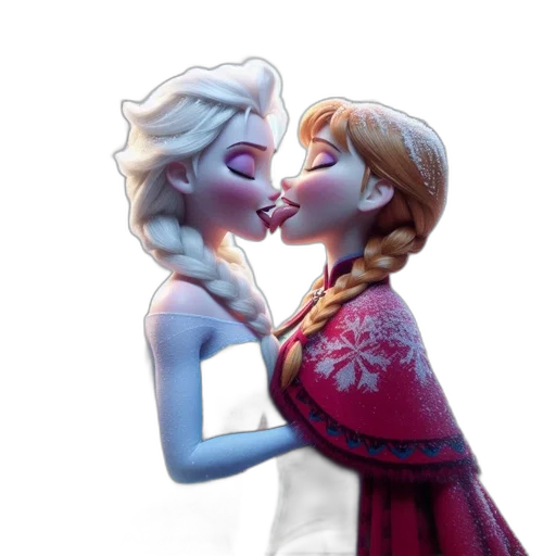 concept art, 3d render, watercolor, fantasy art, snow, fire, fog, elsa transparent PNG cut-out