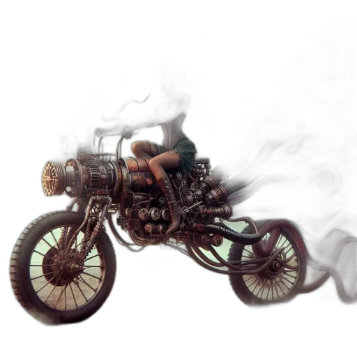 car, weapon, robot, dragon, concept art, fantasy art, photorealistic, 3d render transparent PNG cut-out
