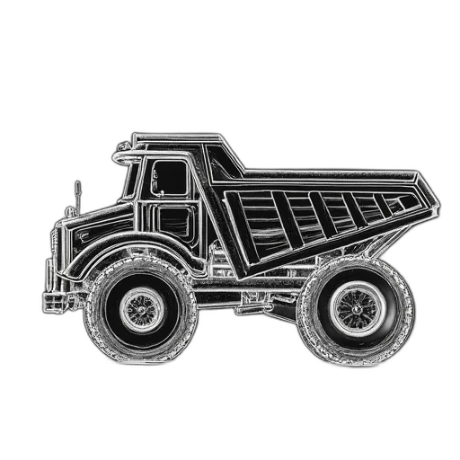 car, weapon, concept art, pencil sketch, cartoon, photorealistic, dump, truck transparent PNG cut-out