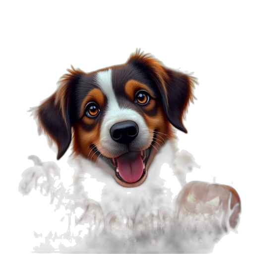 animal, staff, face, photorealistic transparent PNG cut-out