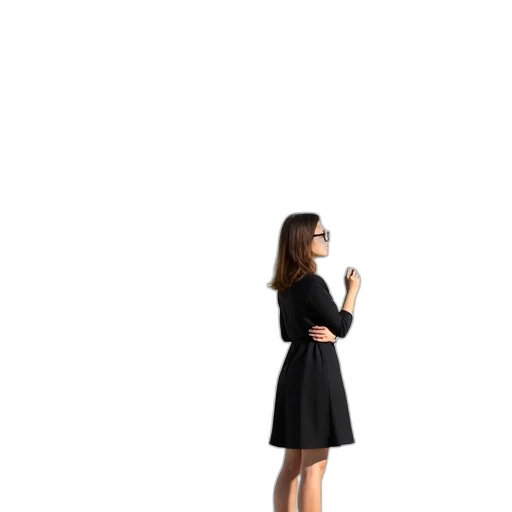 dress, staff, jacket, shoes, 3d render, concept art, cartoon, photorealistic transparent PNG cut-out