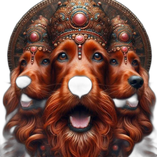 mask, face, animal, crown, photorealistic, 3d render, fantasy art, concept art transparent PNG cut-out