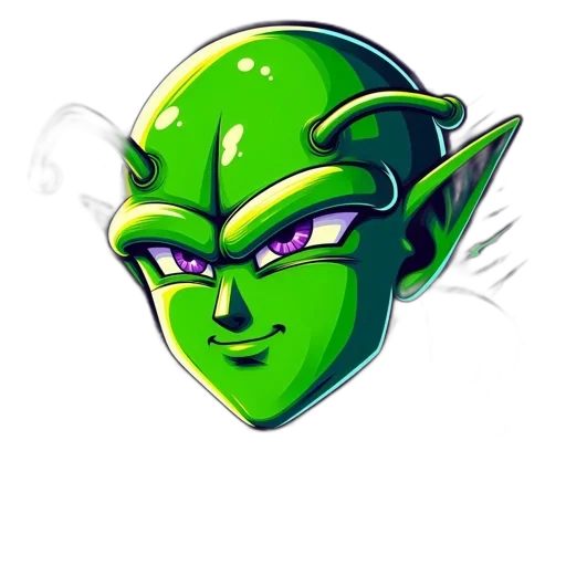 mask, face, staff, concept art, 3d render, pixel art, fantasy art, green transparent PNG cut-out