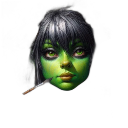 mask, face, staff, creature, fantasy art, photorealistic, concept art, oil painting transparent PNG cut-out