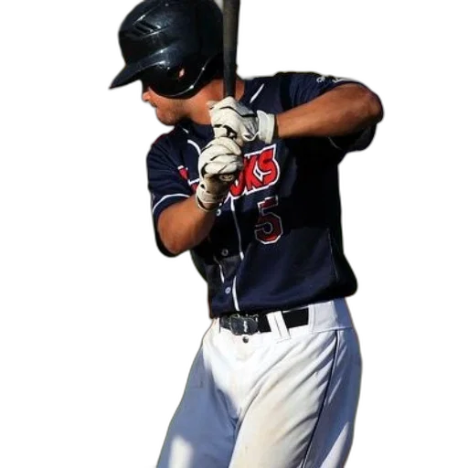 staff, weapon, animal, baseball, player, blue, jersey, number transparent PNG cut-out